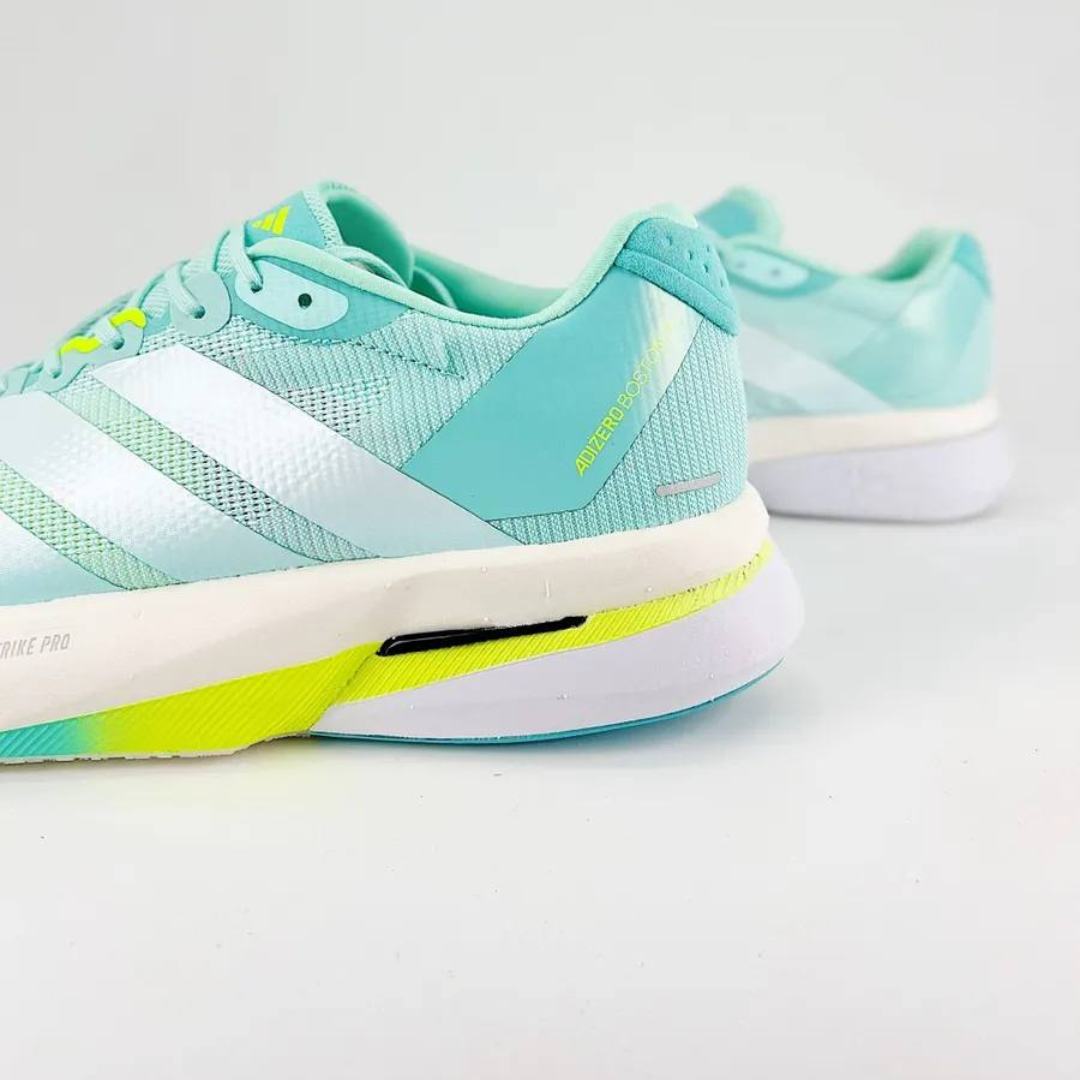 Adidas Adizero Boston 13 Flash Aqua/Metálico/Verde Limão