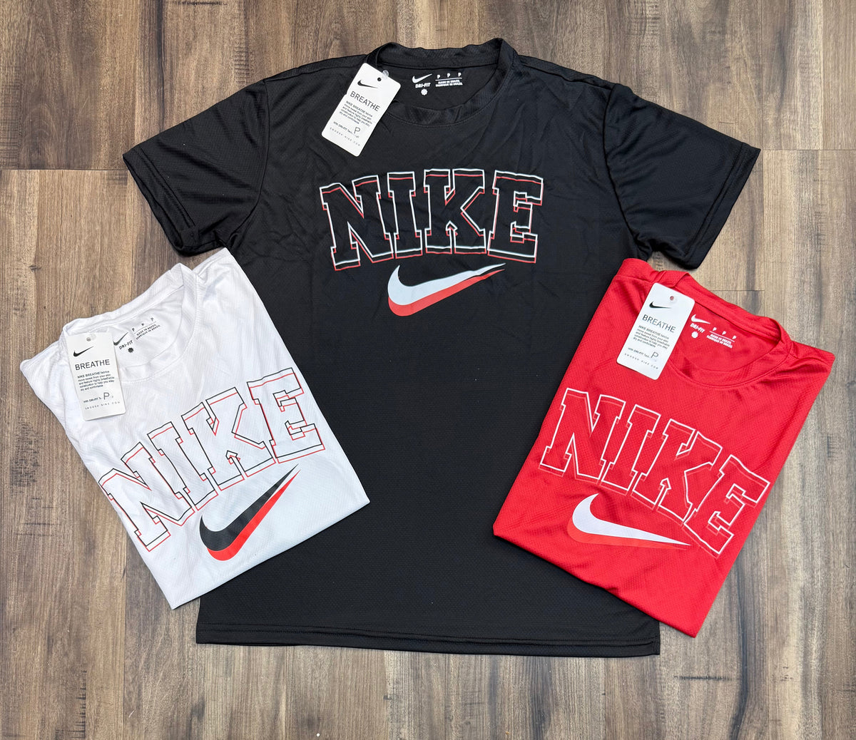 Kit com 3 camisetas dri-fit Nike