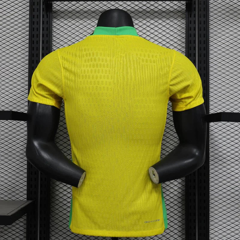 Camisa da Seleção do Brasil I 2025/26 Masculina Amarela Jogador