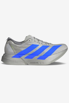 Adidas Adizero Adios Pro 4 Cinza Metálico/Azul