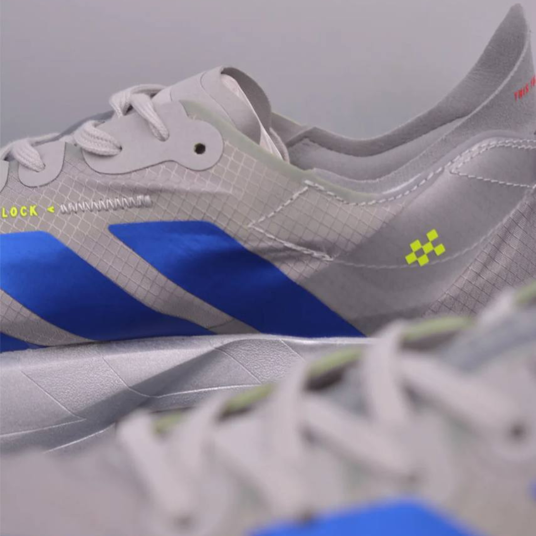 Adidas Adizero Adios Pro 4 Cinza Metálico/Azul