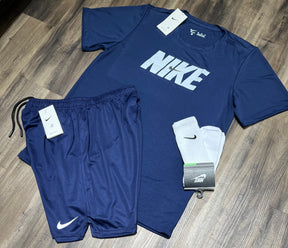 Conjunto Dri-fit: Camiseta + Shorts + Meia - Nike