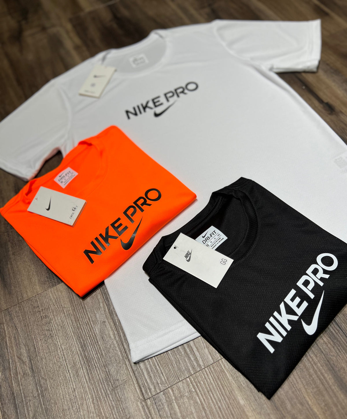 Kit com 3 camisetas nike dri-fit