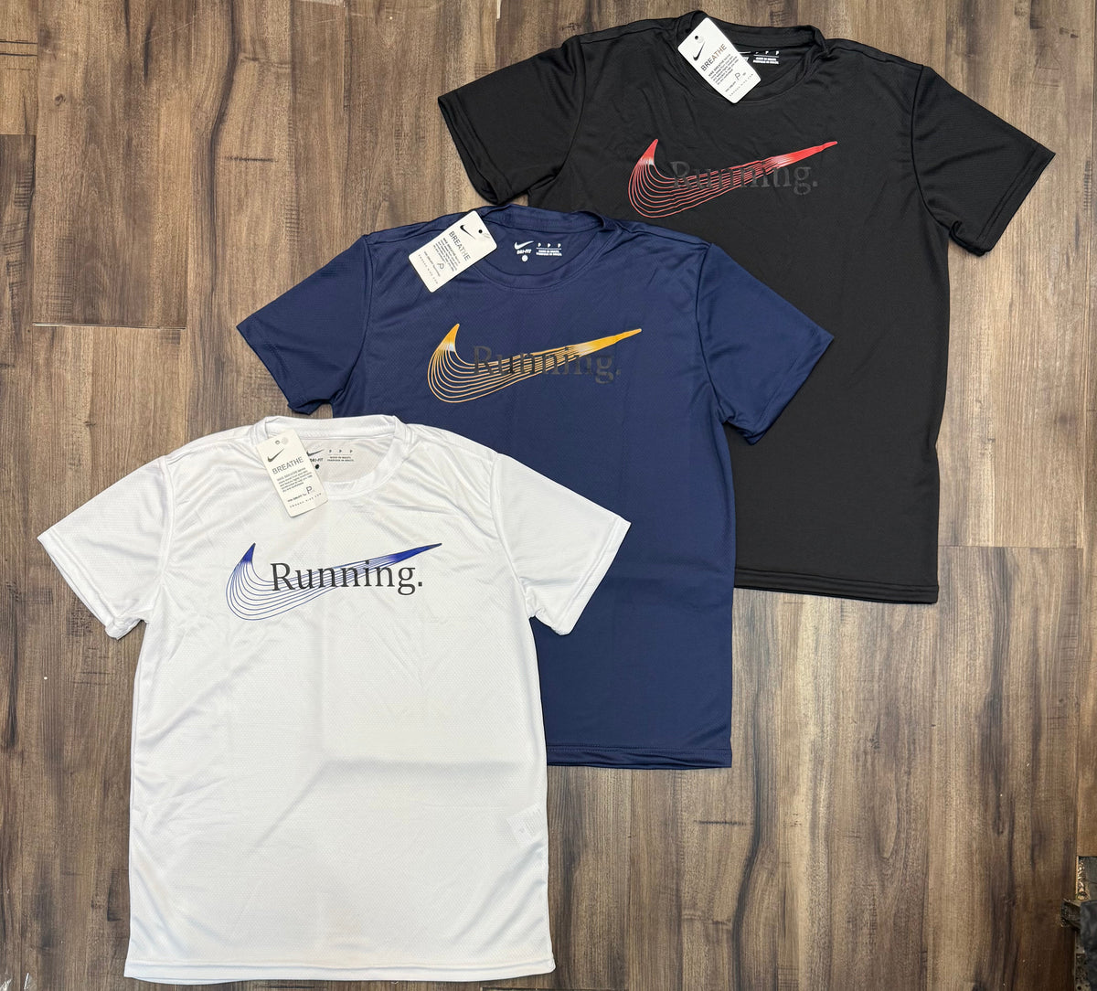 Kit com 3 camisetas nike dri-fit