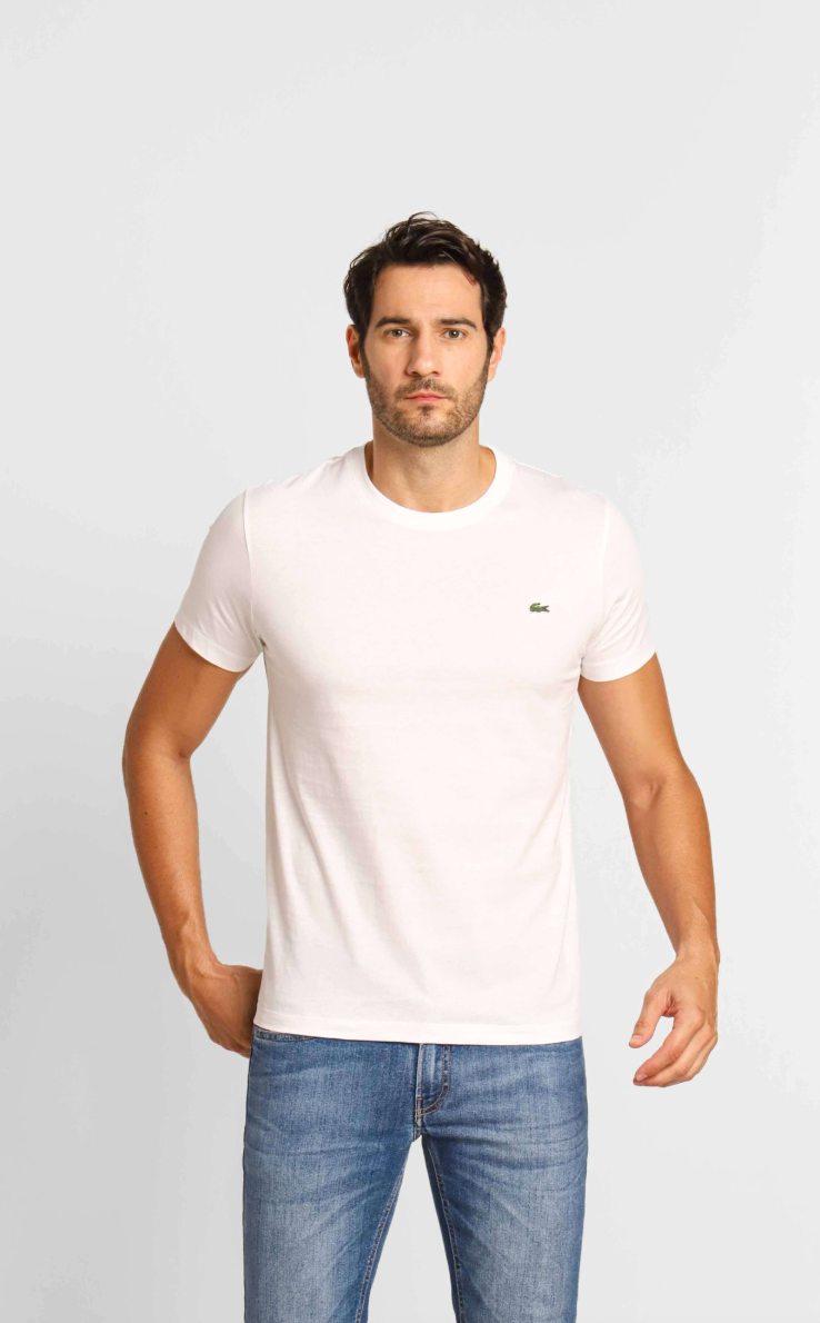 NATAL E ANO NOVO - Básica Regular Fit Pima- Sale Branco/Vermelho