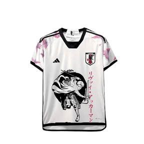 Camisa Japão Anime Attack on titan Levi 24/25 - Torcedor Masculina - Branco com detalhes em Preto